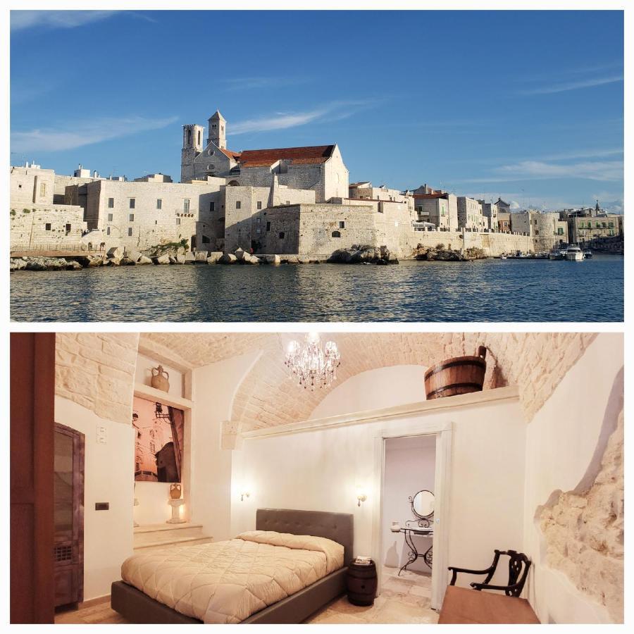 Giovinazzo Historic Apulia Old Town Stone House With Private Patio Apartment Bagian luar foto