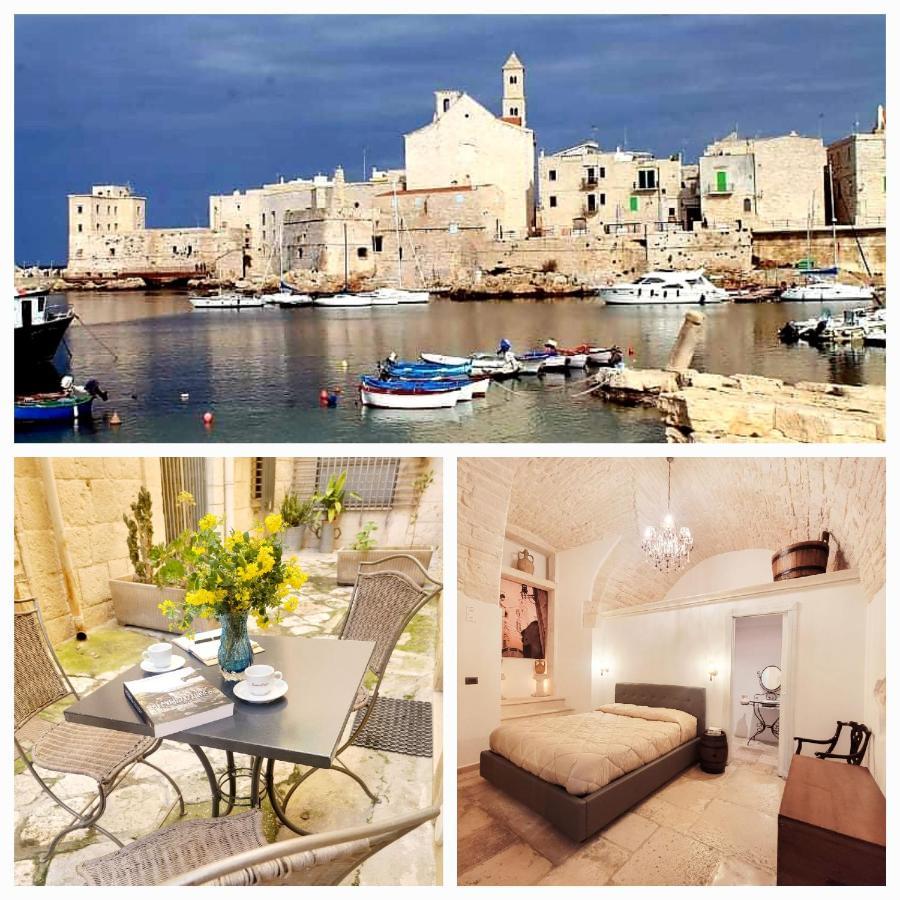 Giovinazzo Historic Apulia Old Town Stone House With Private Patio Apartment Bagian luar foto