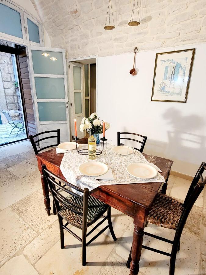 Giovinazzo Historic Apulia Old Town Stone House With Private Patio Apartment Bagian luar foto